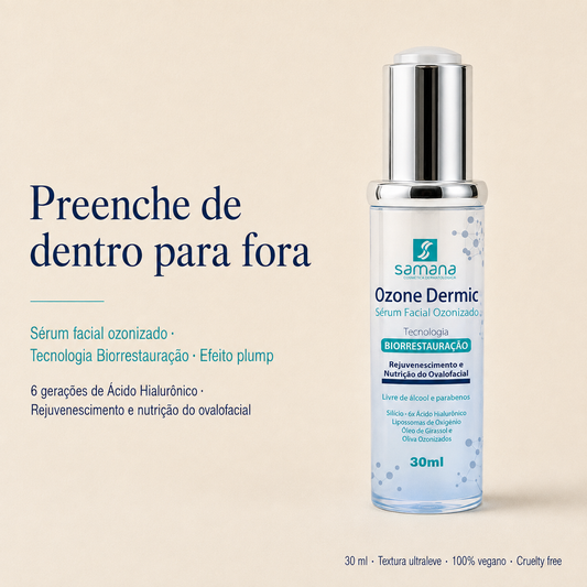 Samana Sérum Facial Ozonizado Ozone Dermic 30ml