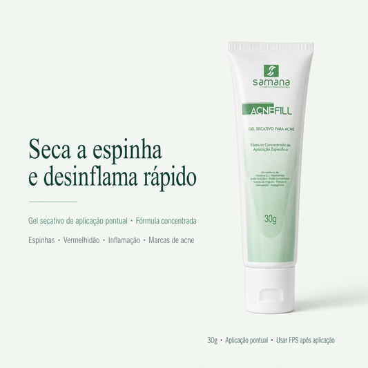 Samana Gel Secativo para Acne Acne Fill 30g