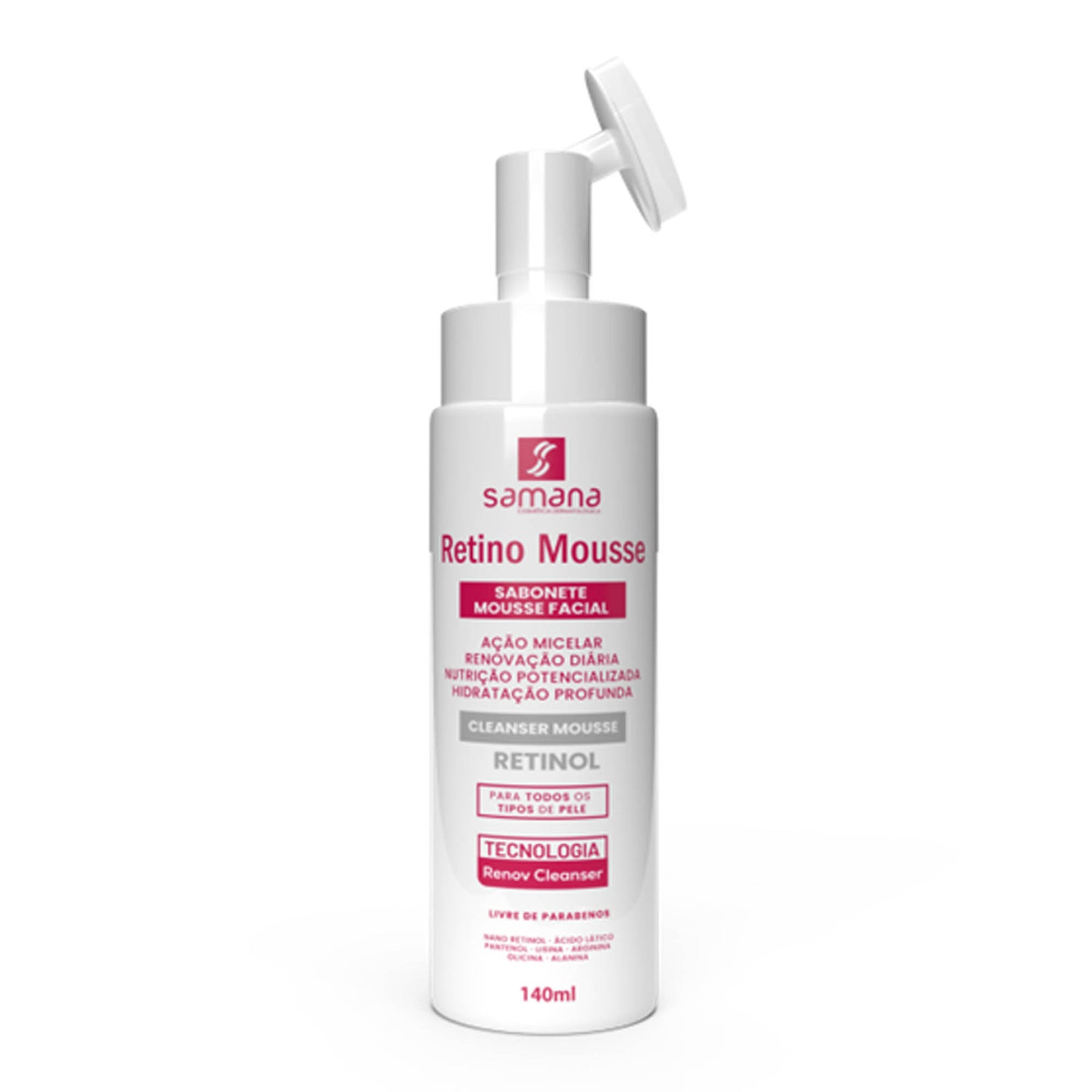 Sabonete Facial Retino Mousse 140ml