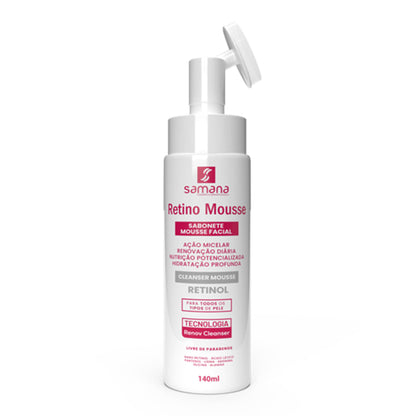 Sabonete Facial Retino Mousse 140ml
