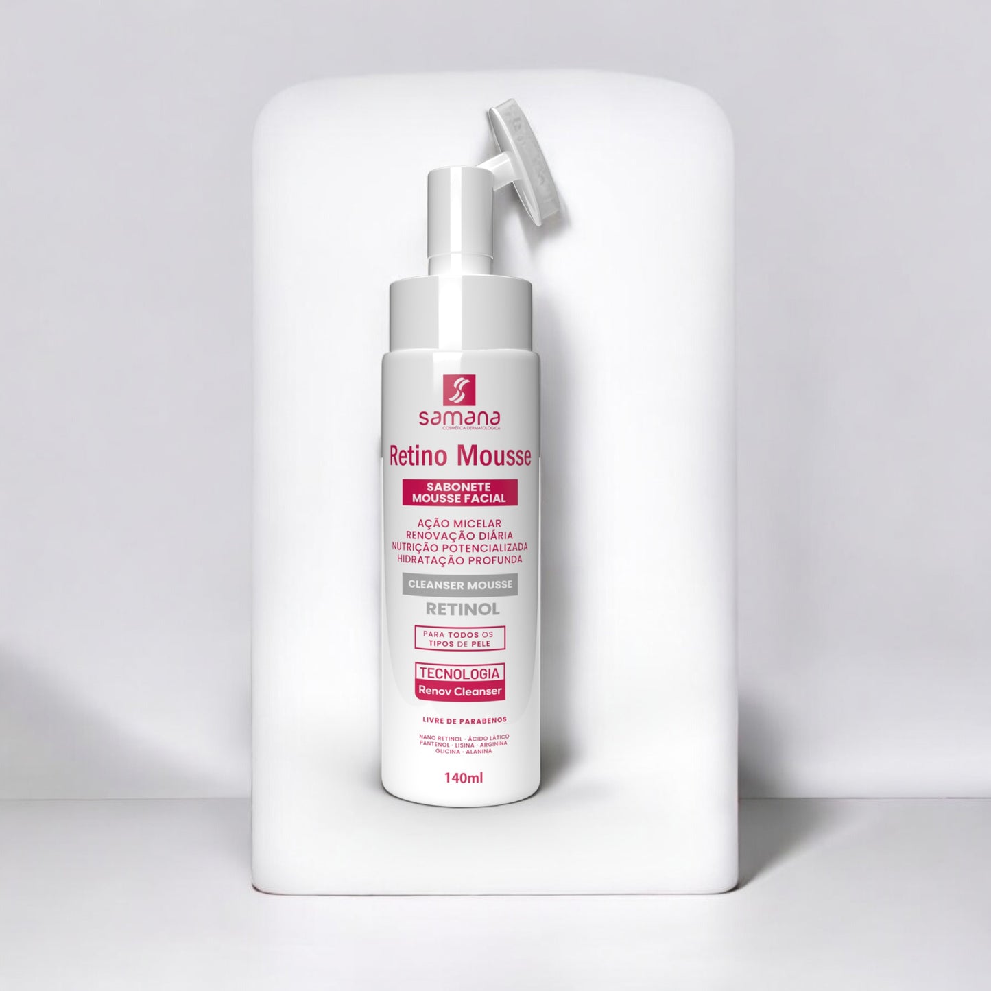 Sabonete Facial Retino Mousse 140ml