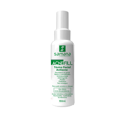 Tônico Facial Antiacne Prebiótico Acnefill 150ml