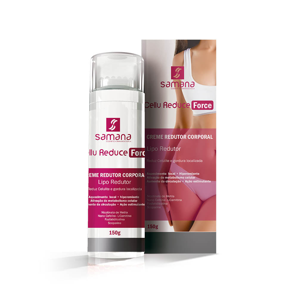 Samana Gel Redutor Corporal Cellu Reduce Force 150g
