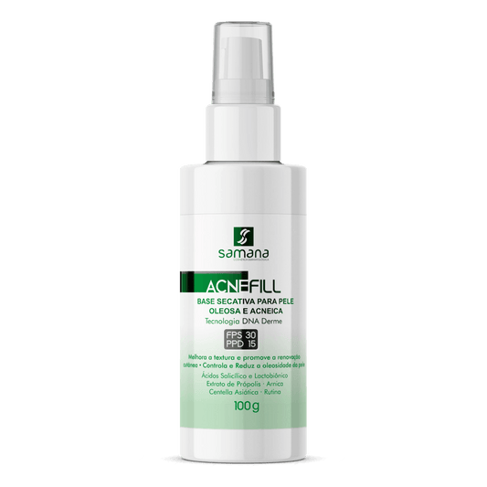 Samana Base Secativa FPS 30 Acne Fill Natural 100ml
