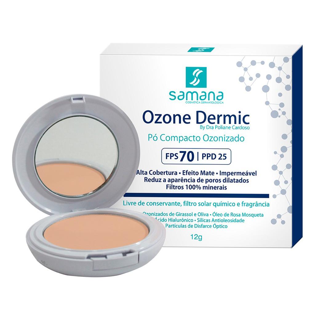 Samana Pó Compacto com Ozônio Ozone Dermic FPS70
