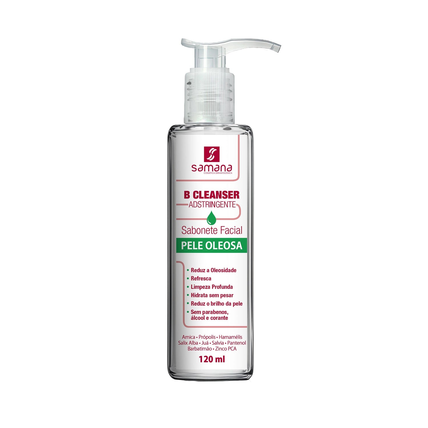 Sabonete Facial B Cleanser Adstringente Samana 120ml