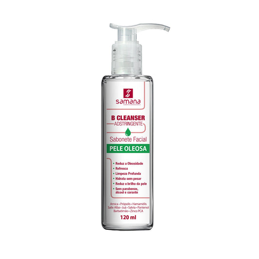 Sabonete Facial B Cleanser Adstringente Samana 120ml