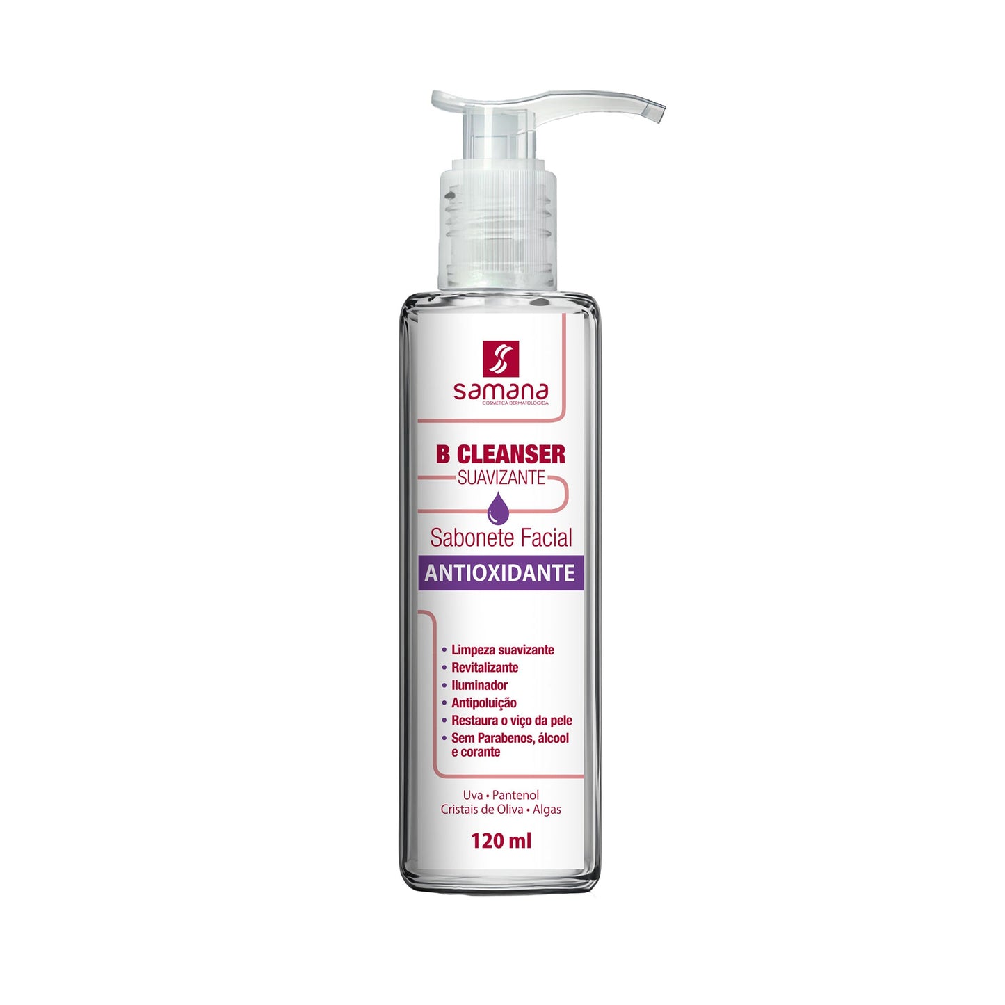 Sabonete Facial B Cleanser Antioxidante Samana 120ml