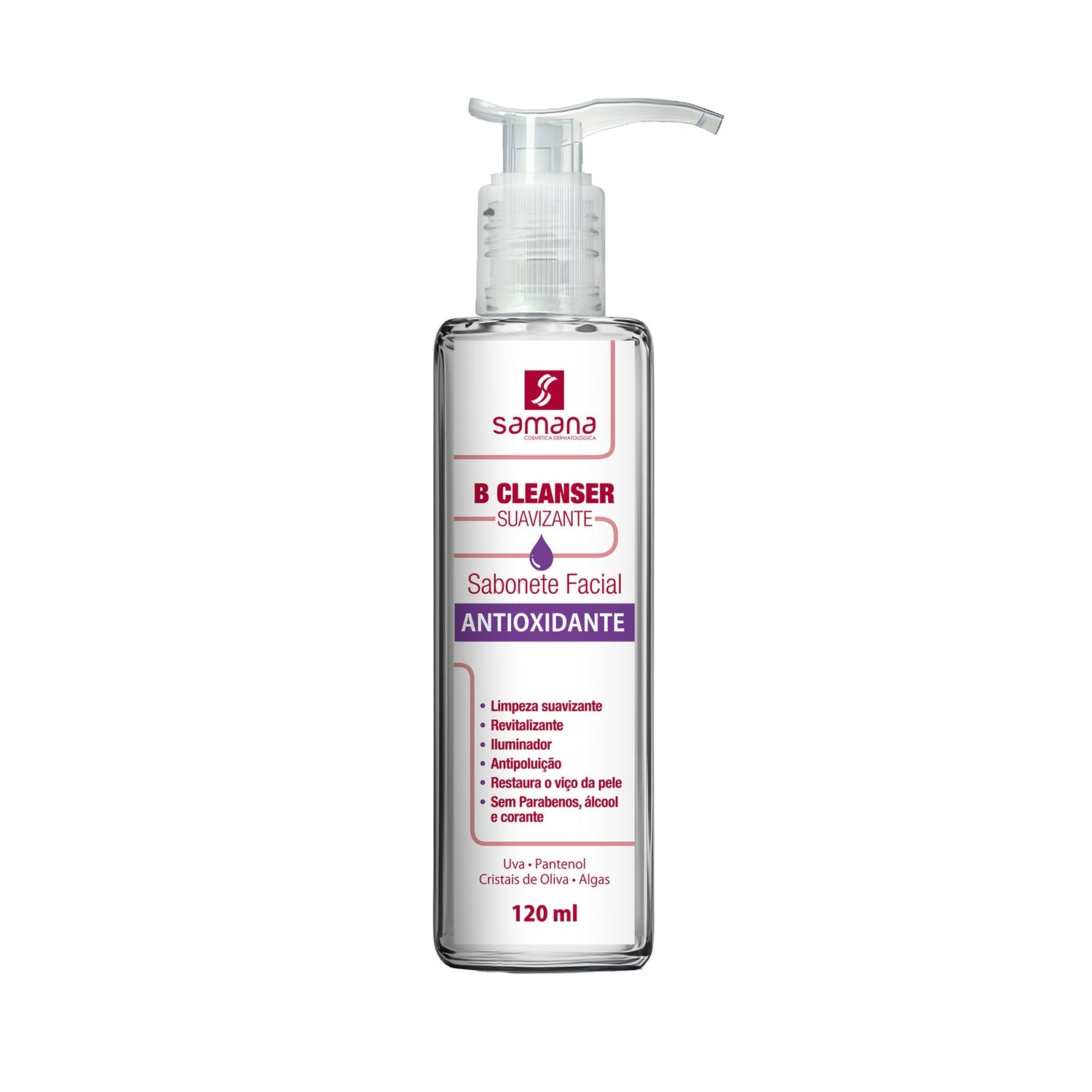 Sabonete Facial B Cleanser Antioxidante Samana 120ml