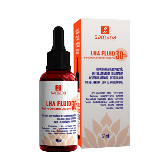 Combo Glass Skin com Vitamina C Peeling Coreano LHA + Proteção Anti-Idade FPS75