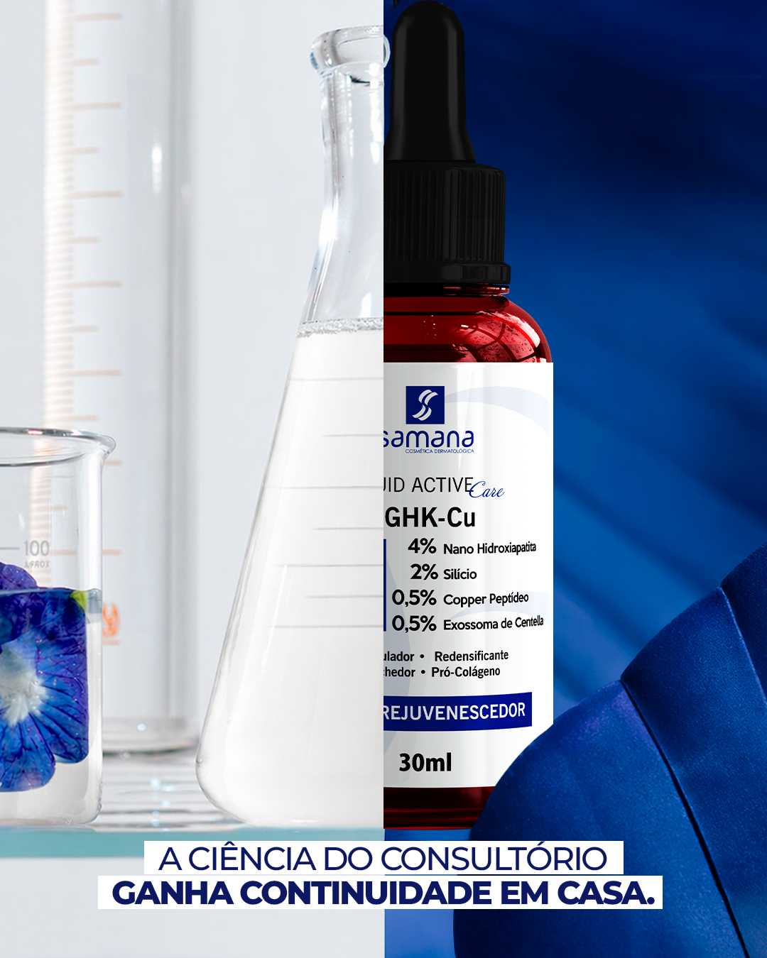 Fluid Active Care GHK-Cu Concentrado Bioestimulador Diário 30ml