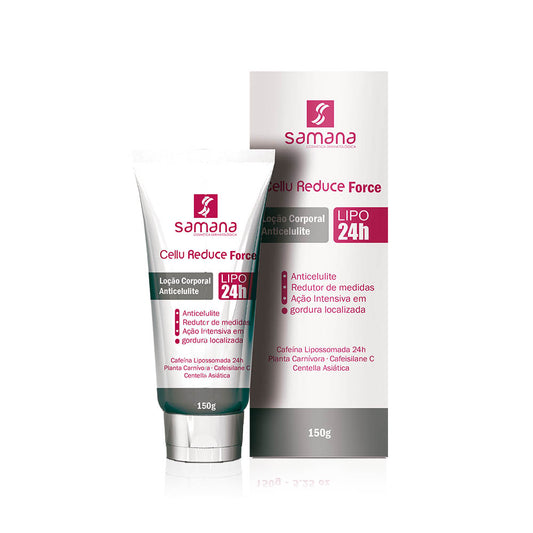 Samana Loção para Celulite Lipo Cellu Reduce Force 24h 150g