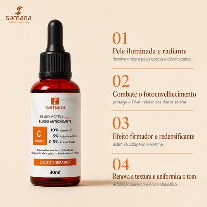 Fluido Facial Active Care Antioxidante Samana 30ml — principais benefícios