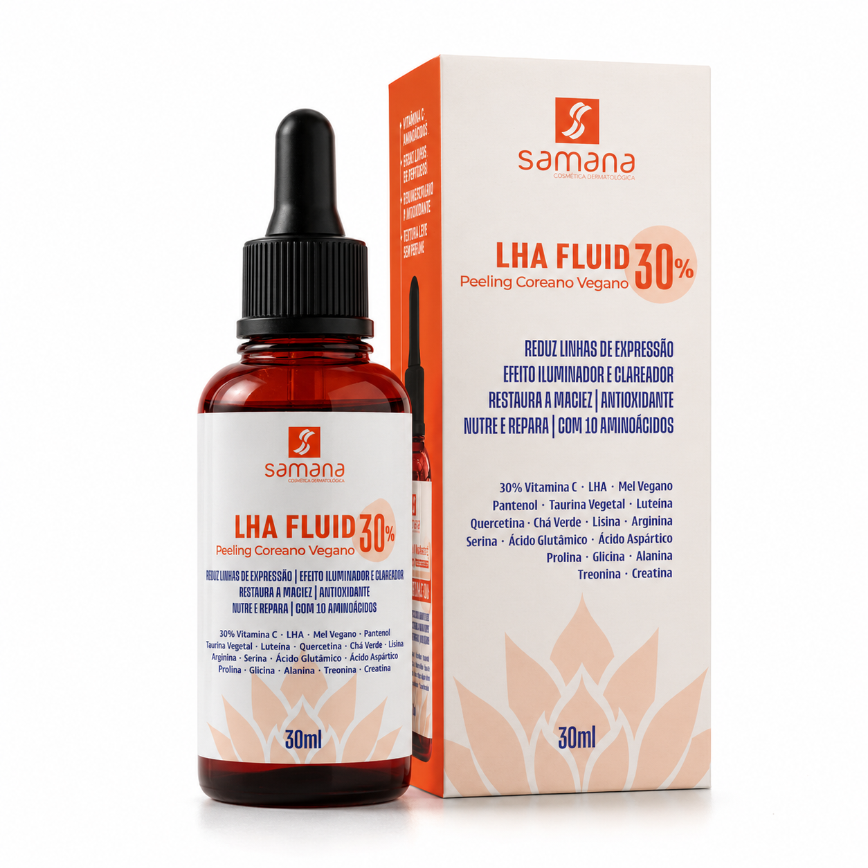 Sérum LHA Fluid Peeling Coreano Vegano 30ml