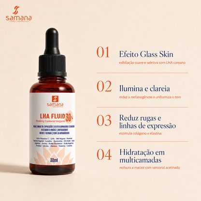Sérum LHA Fluid Peeling Coreano Vegano 30ml
