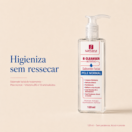 Sabonete Facial B Cleanser Nutritivo Samana 120ml