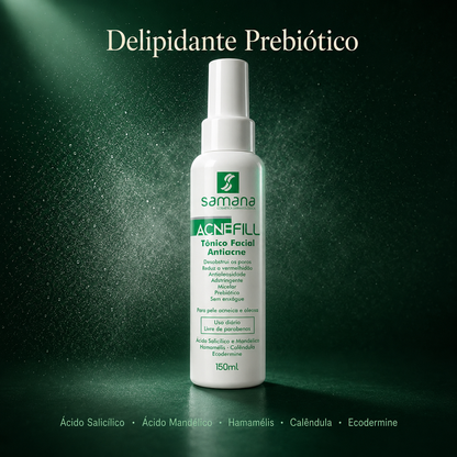 Tônico Facial Antiacne Prebiótico Acnefill 150ml — tecnologia e ativos