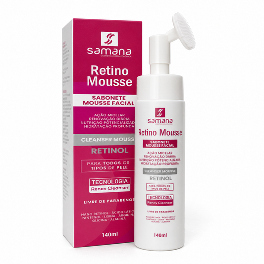 Sabonete Facial Retino Mousse 140ml