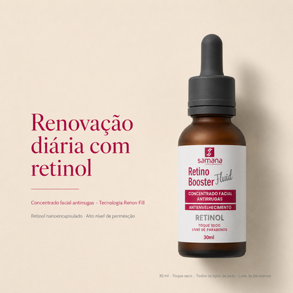 Concentrado Antirrugas Retino Booster Fluid 30ml — renovação diária com retinol