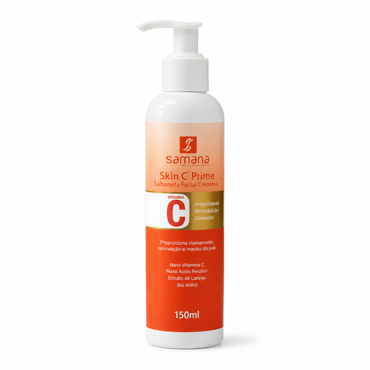 Sabonete Facial com Vitamina C Samana Skin C Prime 150ml