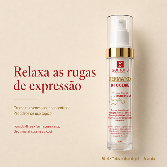 Creme Antissinais Rejuvenescedor Dermatox Samana 30ml