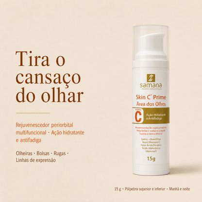 Samana Serum para Área dos Olhos com Vitamina C Skin C Prime 15g