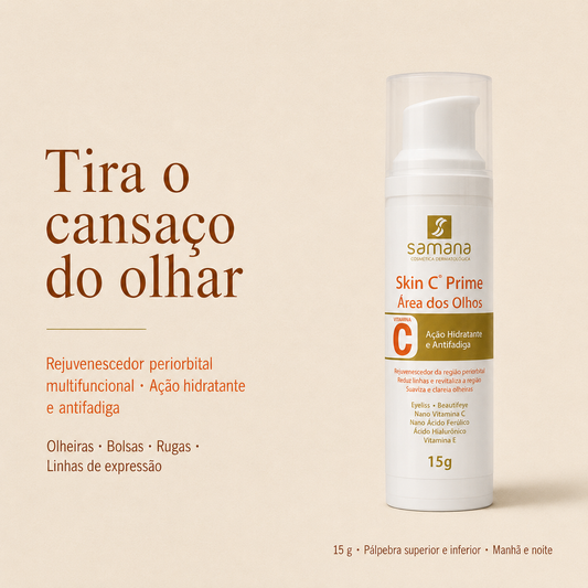 Samana Serum para Área dos Olhos com Vitamina C Skin C Prime 15g