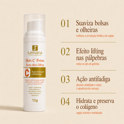 Samana Serum para Área dos Olhos com Vitamina C Skin C Prime 15g