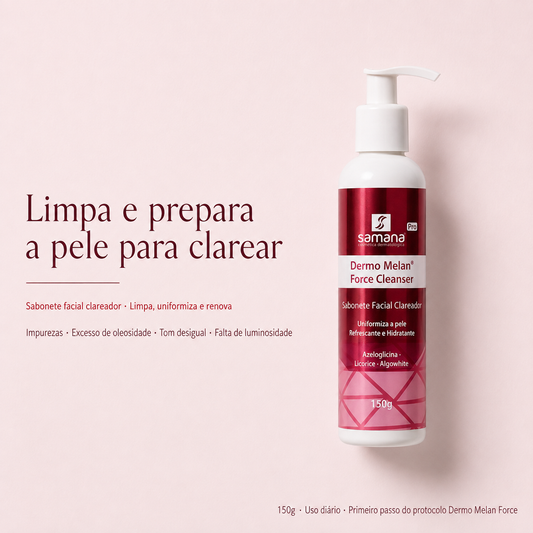 Samana Sabonete Clareador Dermo Melan Force Cleanser 150ml