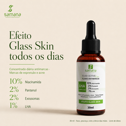 Fluido Facial Active Care Antimarcas Samana 30ml