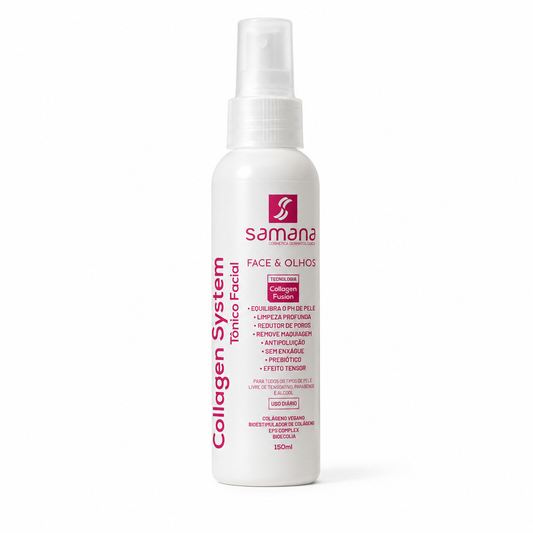Tônico Facial Colágeno Samana Collagen System 150ml