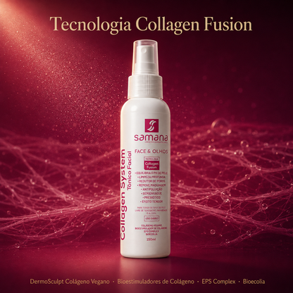 Tônico Facial Colágeno Samana Collagen System 150ml