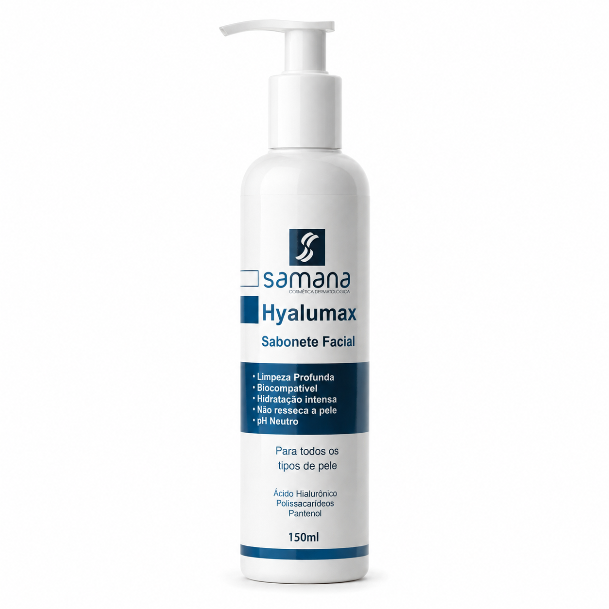 Samana Hyalumax Sabonete Facial com Ácido Hialurônico 150ml