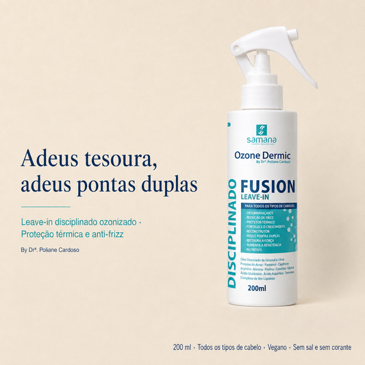 Samana Leave In Disciplinado com Ozônio Ozone Dermic 200ml