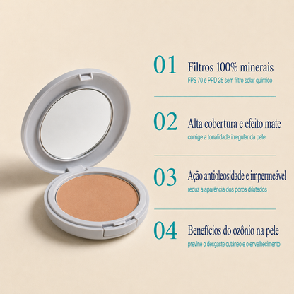 Samana Pó Compacto com Ozônio Ozone Dermic FPS70