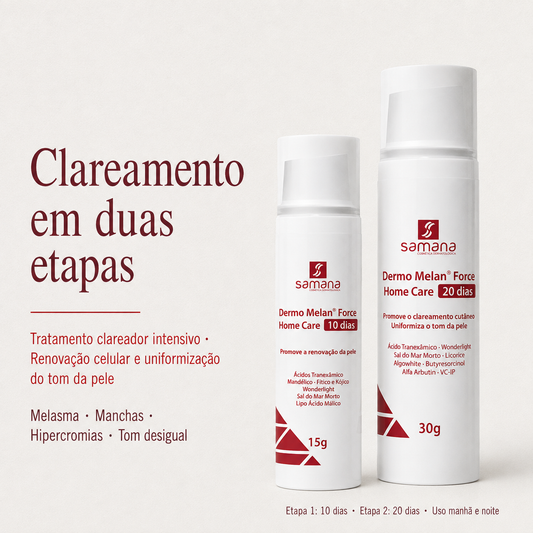 Samana Tratamento Clareador Dermo Melan 30 Dias