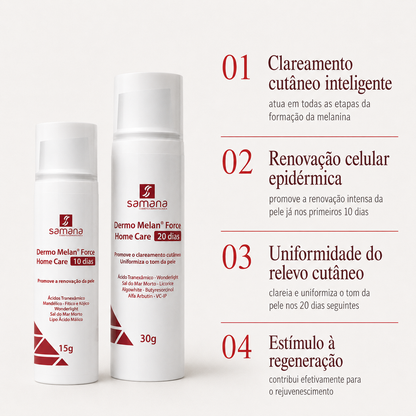 Samana Tratamento Clareador Dermo Melan 30 Dias — principais benefícios