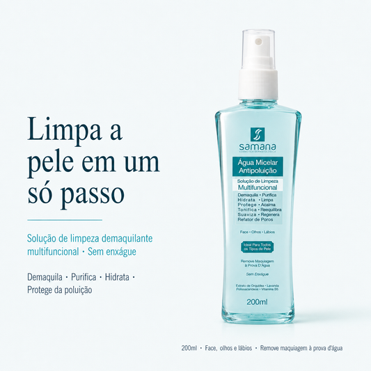 Samana Água Micelar Antipoluição 200ml