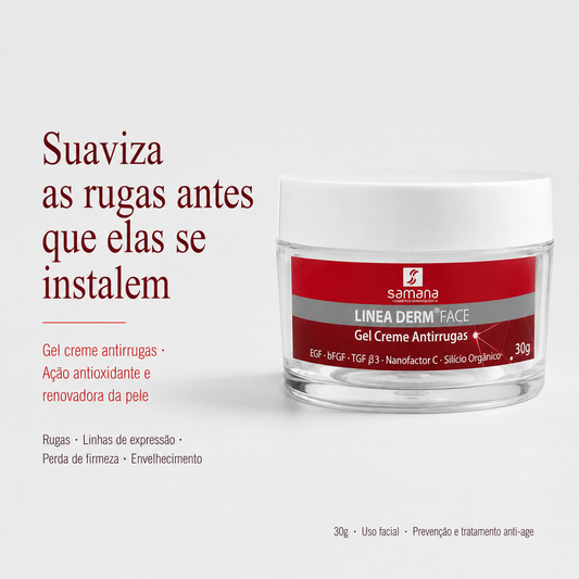 Samana Creme Antirrugas Linea Derm Face 30g
