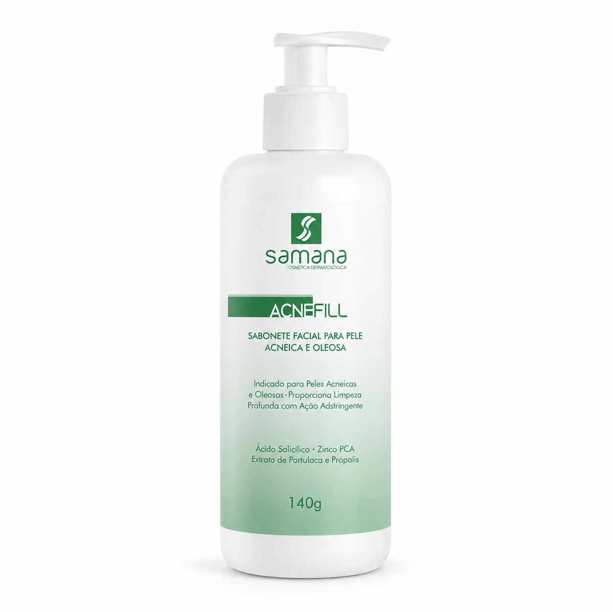 Samana Sabonete Facial Pele com Acne Acne Fill 140ml