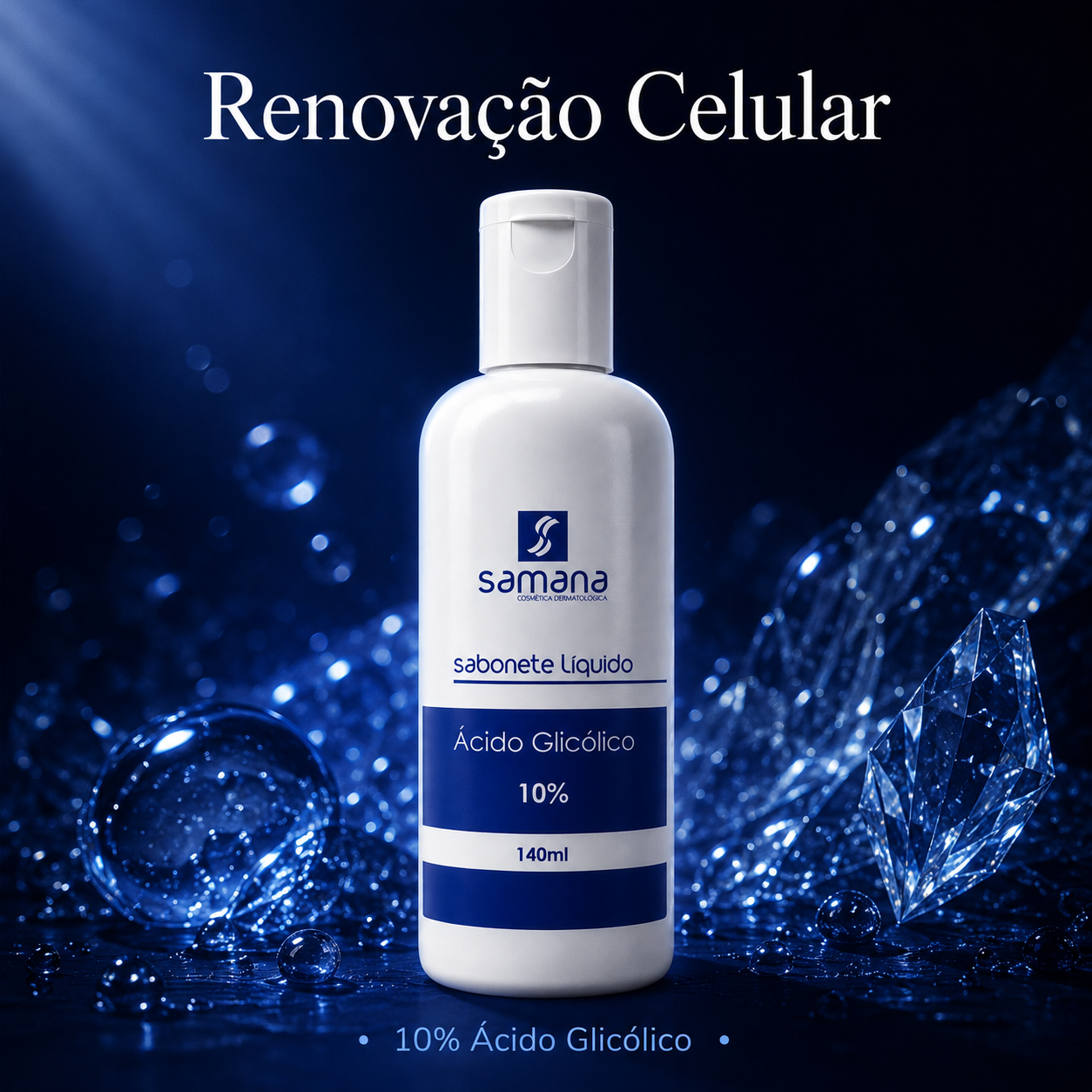 Samana Sabonete Facial com Ácido Glicólico 140ml