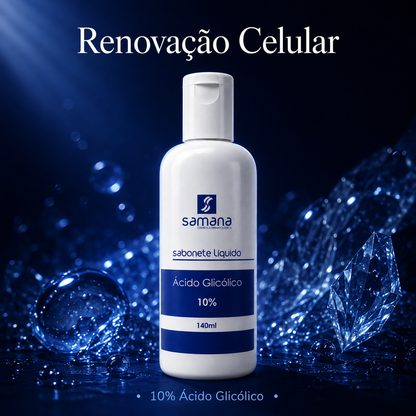 Samana Sabonete Facial com Ácido Glicólico 140ml