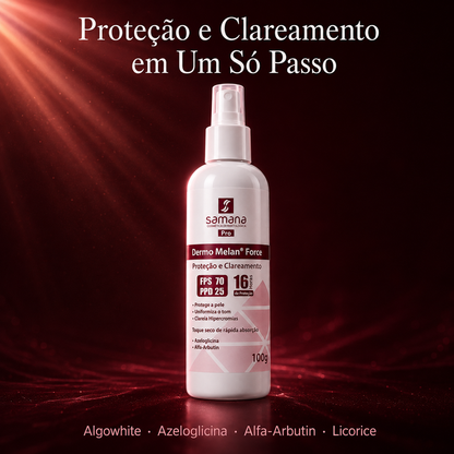 Samana Clareador Protetor Solar Dermo Melan Force FPS70 100g