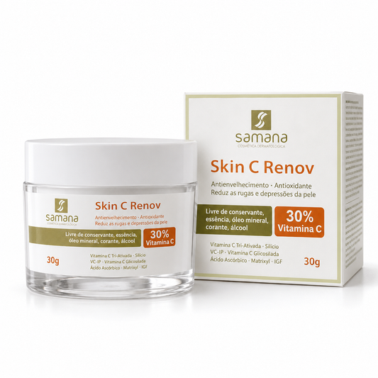 Samana Creme Anti Rugas Vitamina C 30% Skin C Renov 30g